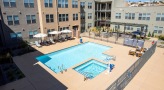 swimming pool in a courtyard