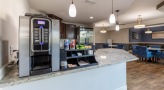 coffee counter in clubhouse