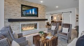 fireside seating in clubroom