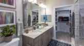 bathroom with walk-in closet