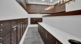 large mail room with ample lighting throughout