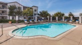 swimming pool in a courtyard