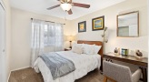 bedroom with spacious areas