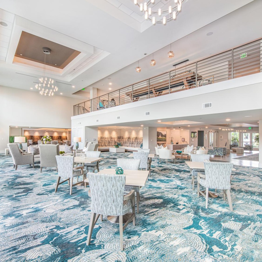 What’s Worth your Time and Energy? large dining area in resident clubhouse