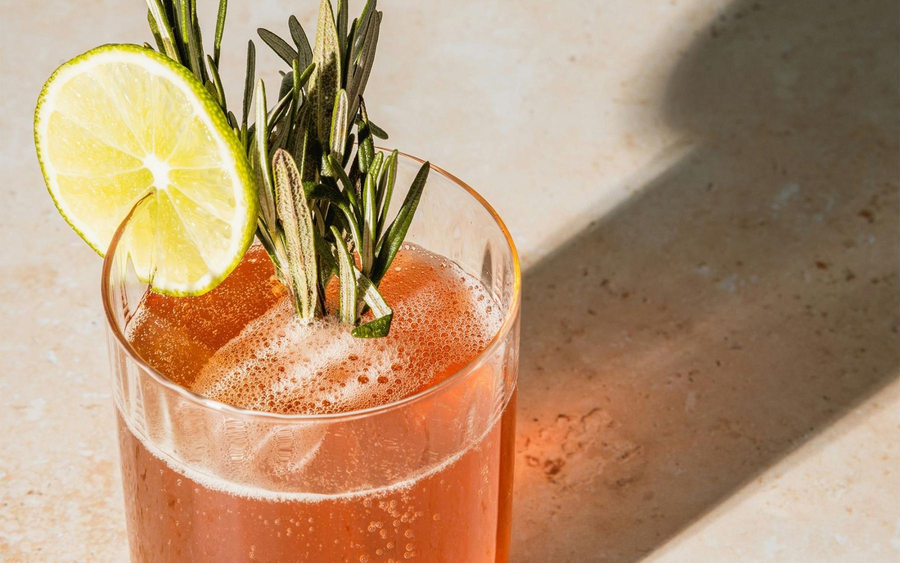 Juice fresh juice sitting on a table