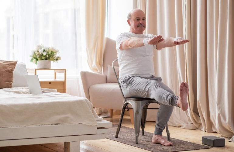 How to Practice Chair Yoga for Seniors