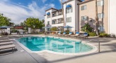 swimming pool in a courtyard