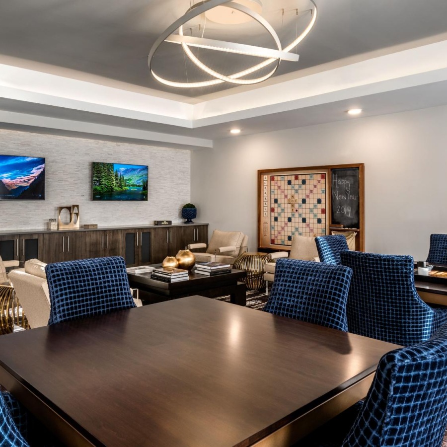 What’s Worth your Time and Energy? a large game room with a table and chairs