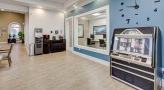 community area with a jukebox