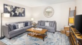 furnished living room