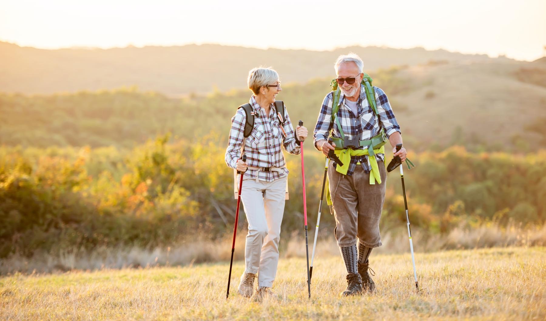 Your Story to Create a couple walking in a field