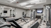 a room with exercise equipment