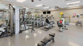 fitness center with exercise equipment