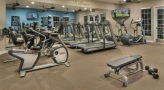 fitness center with exercise equipment