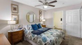 bedroom with a large window