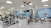fitness center with exercise equipment