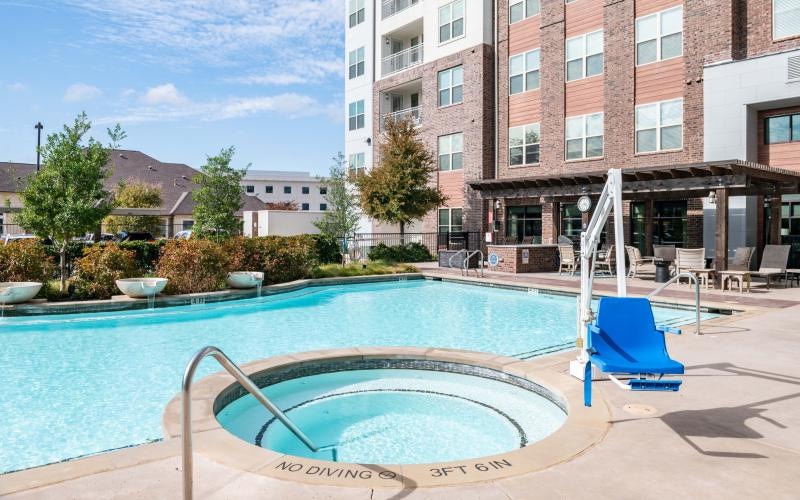 jacuzzi and pool