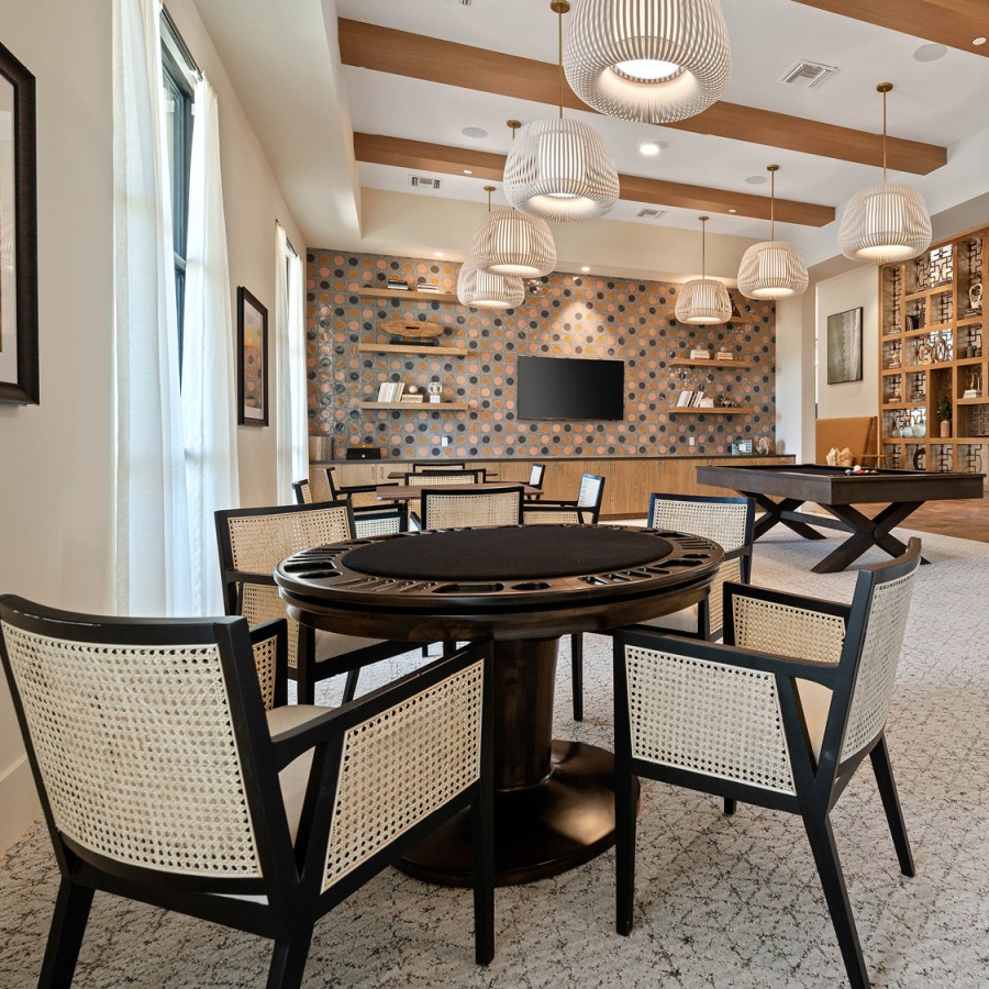 What’s Worth your Time and Energy? a large dining room with a chandelier over the dining table