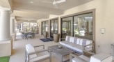 patio with tables and chairs