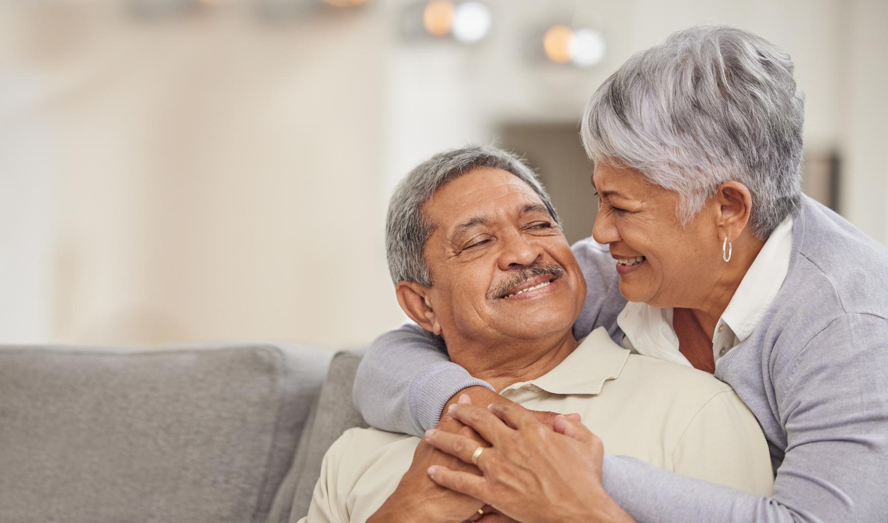 Find your perfect fit at Overture Plano a man and woman hugging