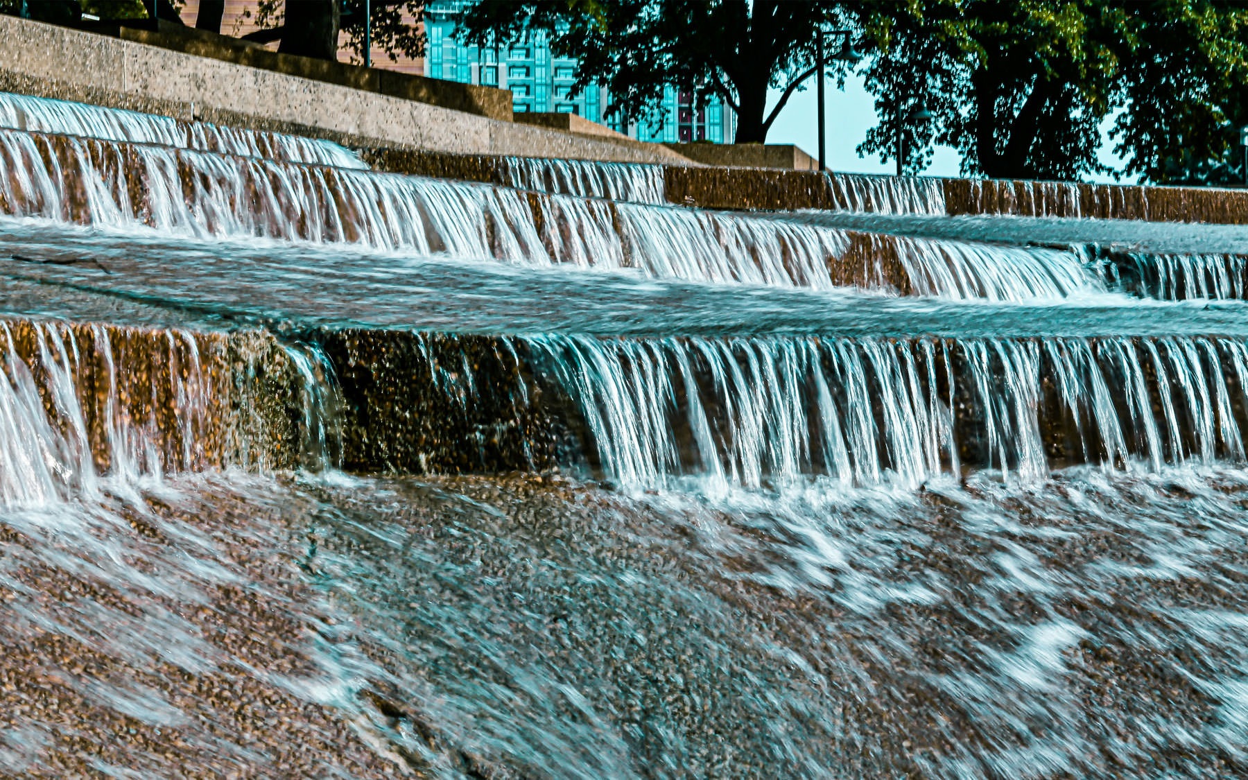 outside water feature