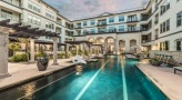 swimming pool in a courtyard